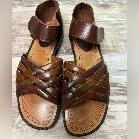 Karen Scott Sandals Arrow Bag Brown Multi‎ 8M - Picture 1 of 7